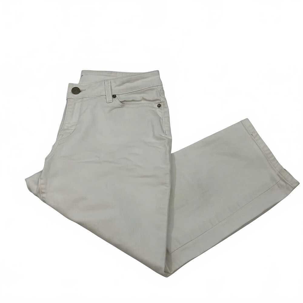 LOFT White Cotton Blend Capris | Women’s Size 12